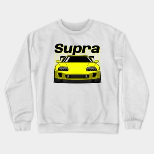 JDM Yellow Supra Crewneck Sweatshirt